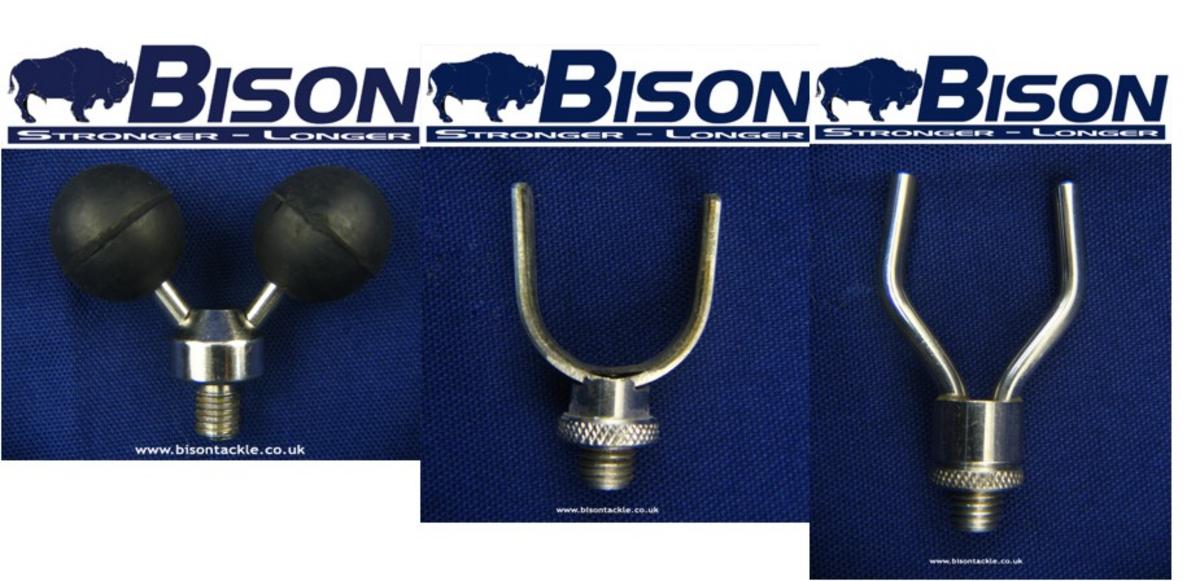 BISON STAINLESS STEEL ROD REST HEADS 3 TYPES TO CHOOSE Rod Pods