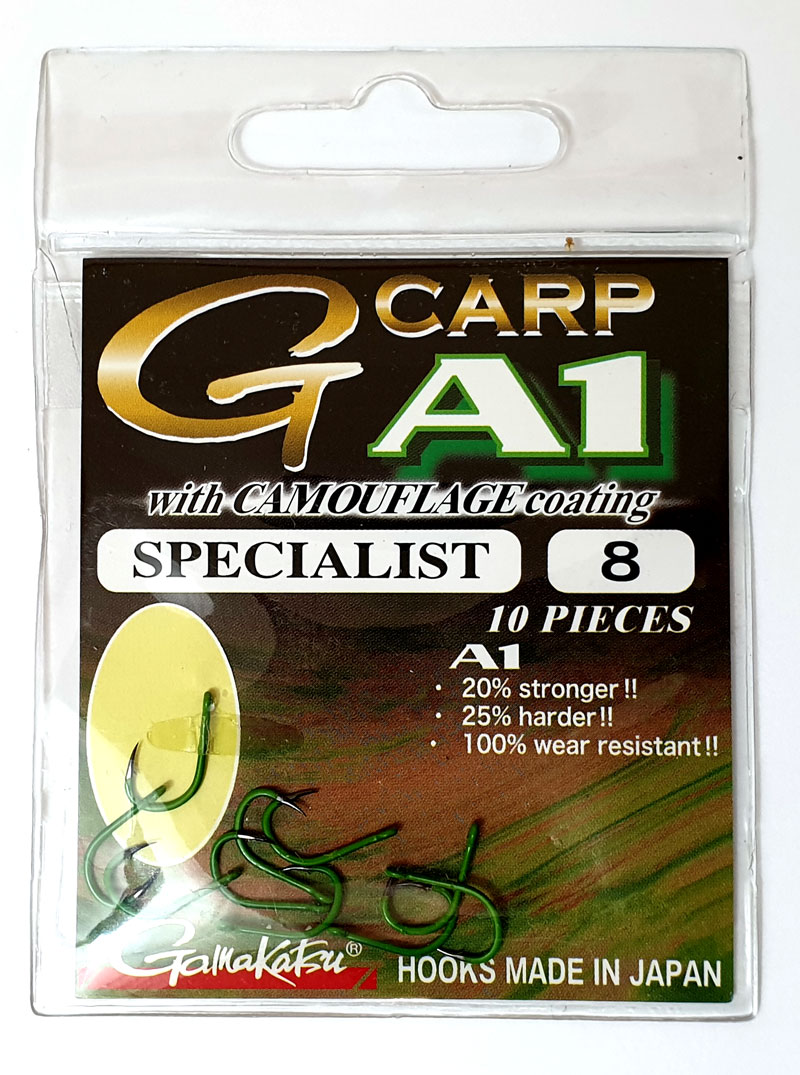 Gamakatsu 67208 Single Hook, Onica Sago | No. 18, Red, 35-Piece Pack