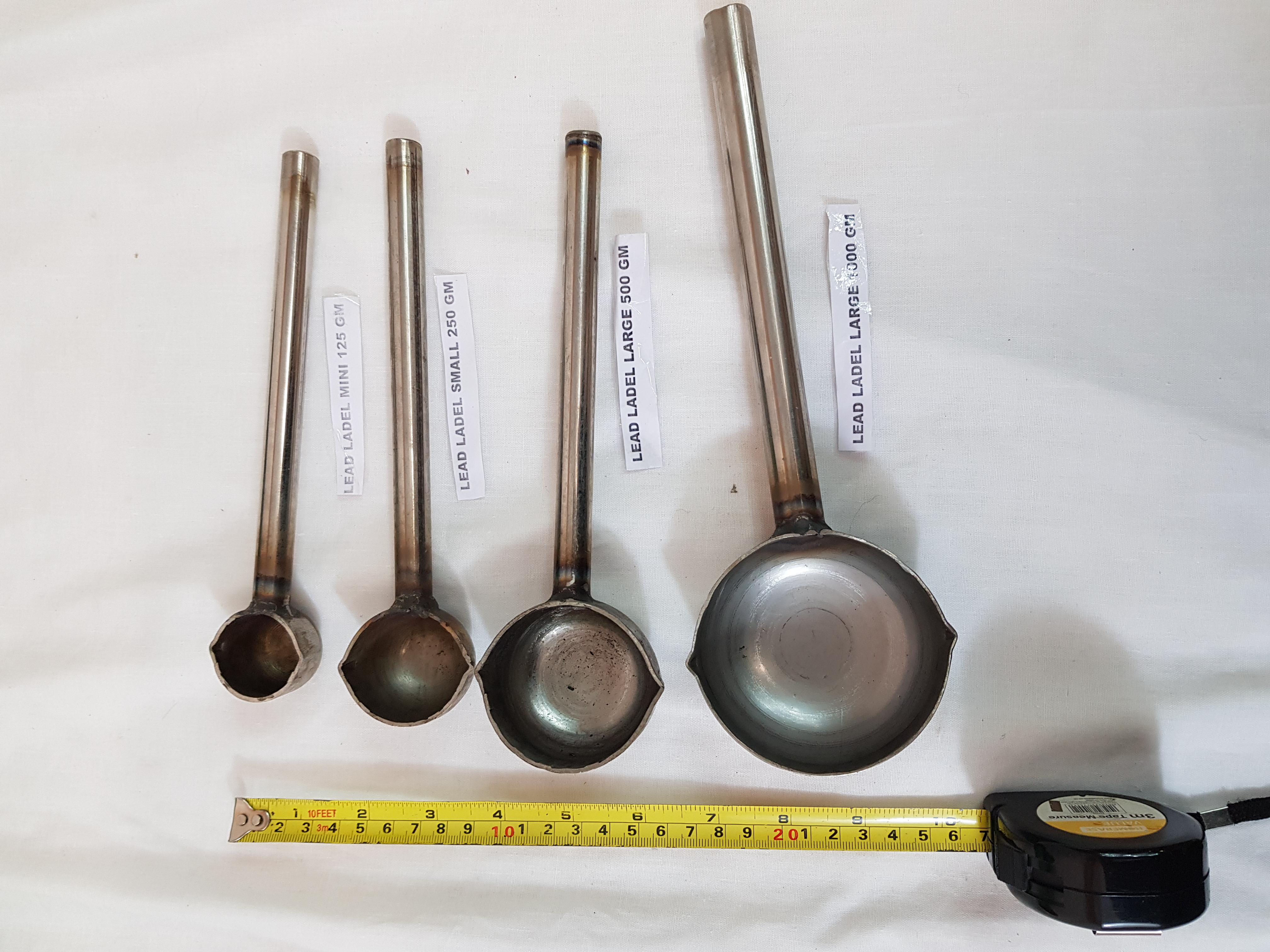 STAINLESS STEEL LEAD LADLE FOR MAKING FISHING WEIGHTS 125g to 1000g - Picture 5 of 5