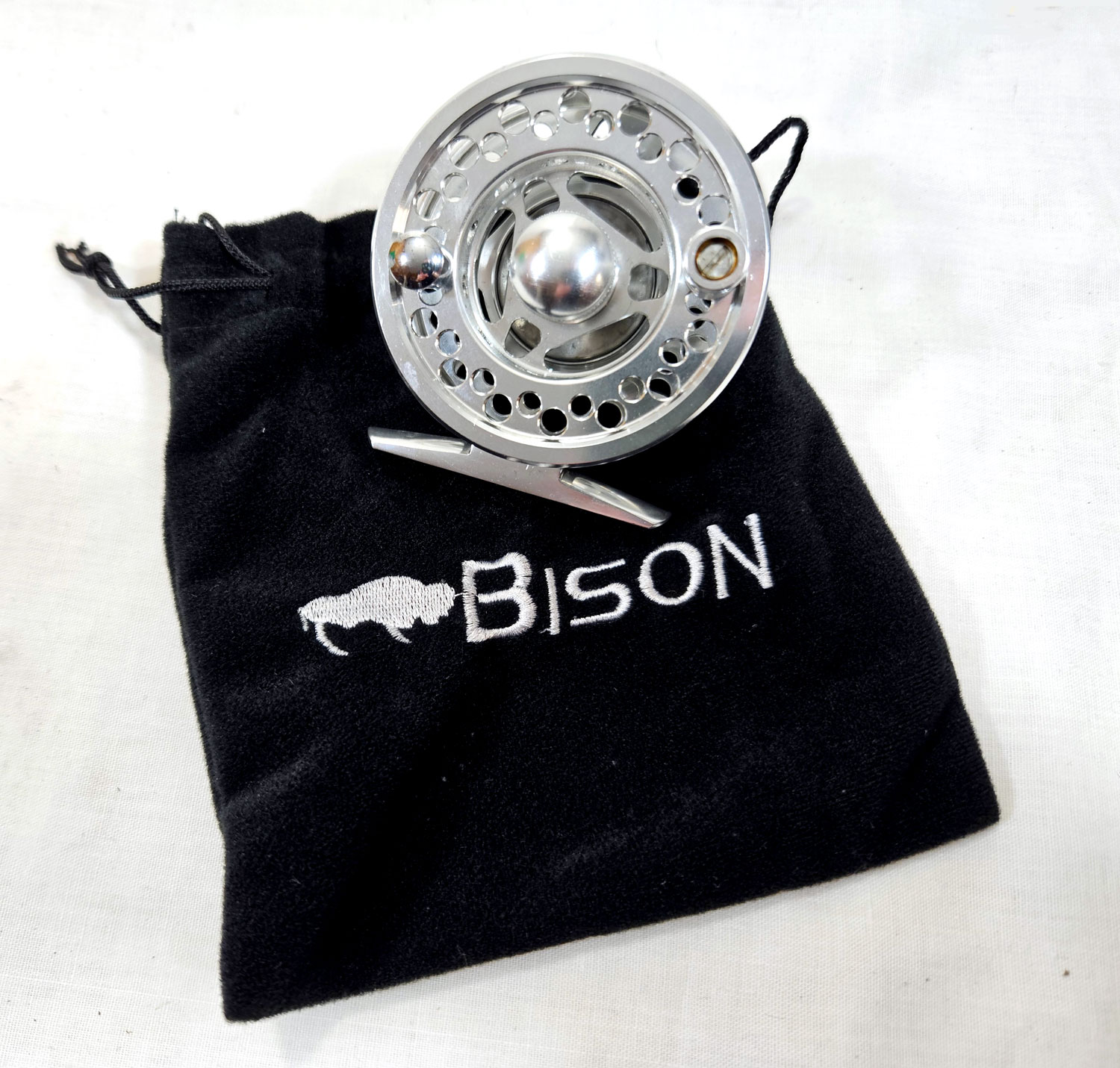 bison automatic fly reel Bison LA Large Arbor 2/3 Fly Fishing Reels - Half Price Clearance Offer