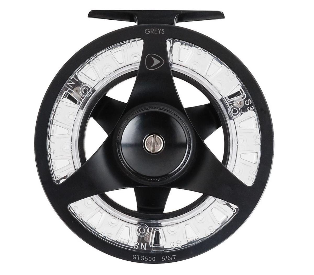 9 Fly Fishing Reel with Carry Case & 2 Spare Spools //Greys GTS500 7/8