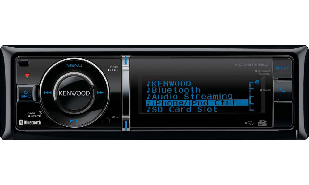 Kenwood KDC-BT92SD Parrot Bluetooth Hands Free CD Car Stereo inc SD ...