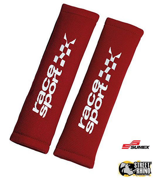 Ford Fiesta Universal Race Sport Red Seat Belt Shoulder Pads Pair Sentinel Ford Fiesta Universal Race Sport Red Seat Belt Shoulder Pads Pair