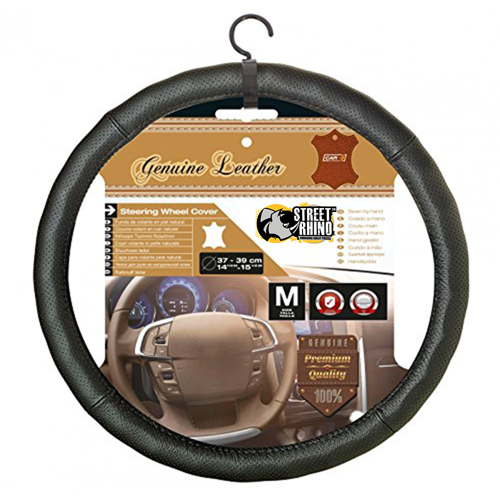 Iveco Daily Universal Leather Black Steering Wheel Cover eBay