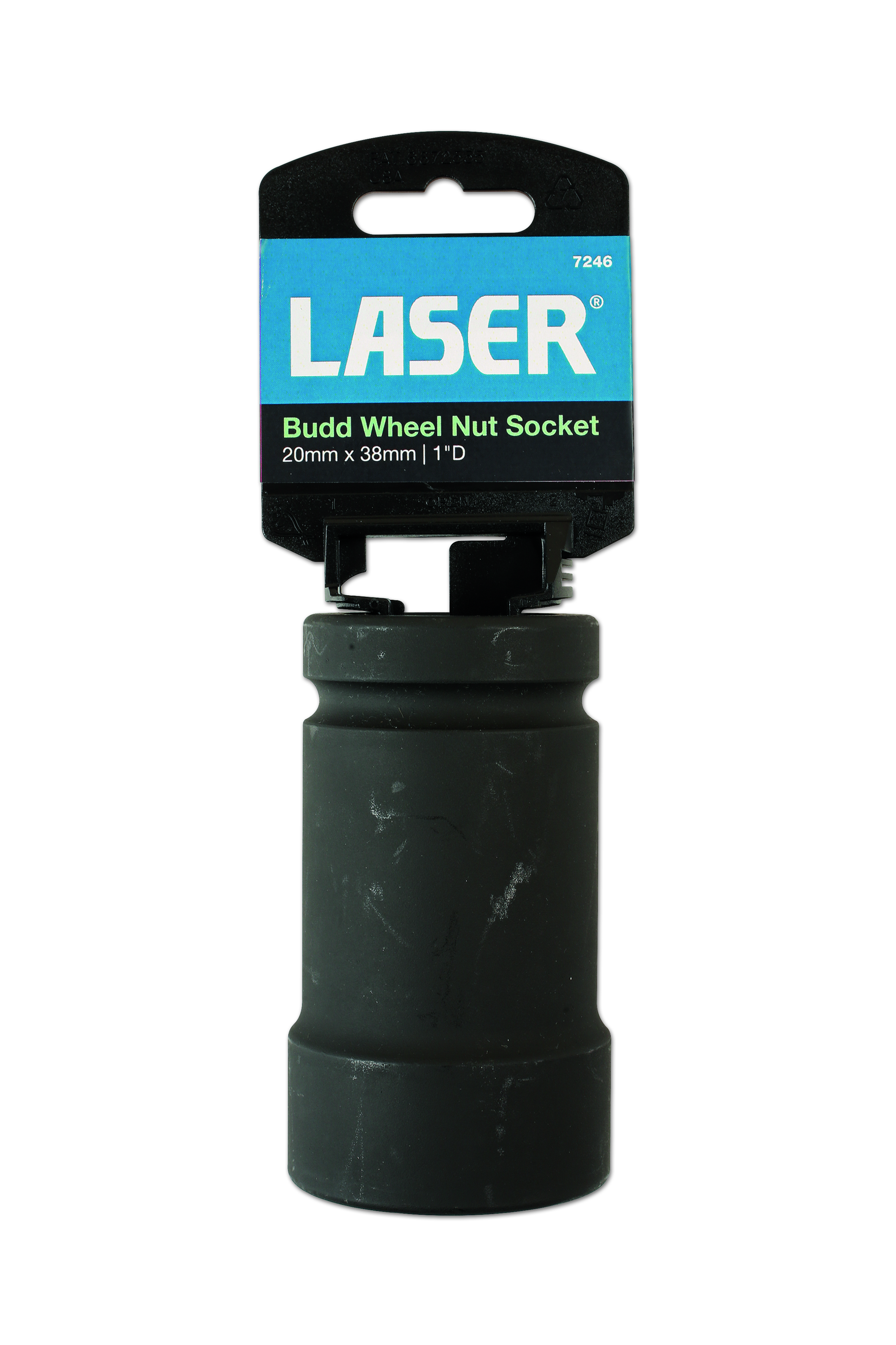 Laser Tools 7246 Budd Wheel Nut Socket 20mm x 38mm 1"D for Mitsubishi