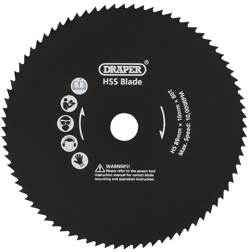 Draper 89 mm METAL Cut Blade Pour Storm Force Mini Plunge Saw