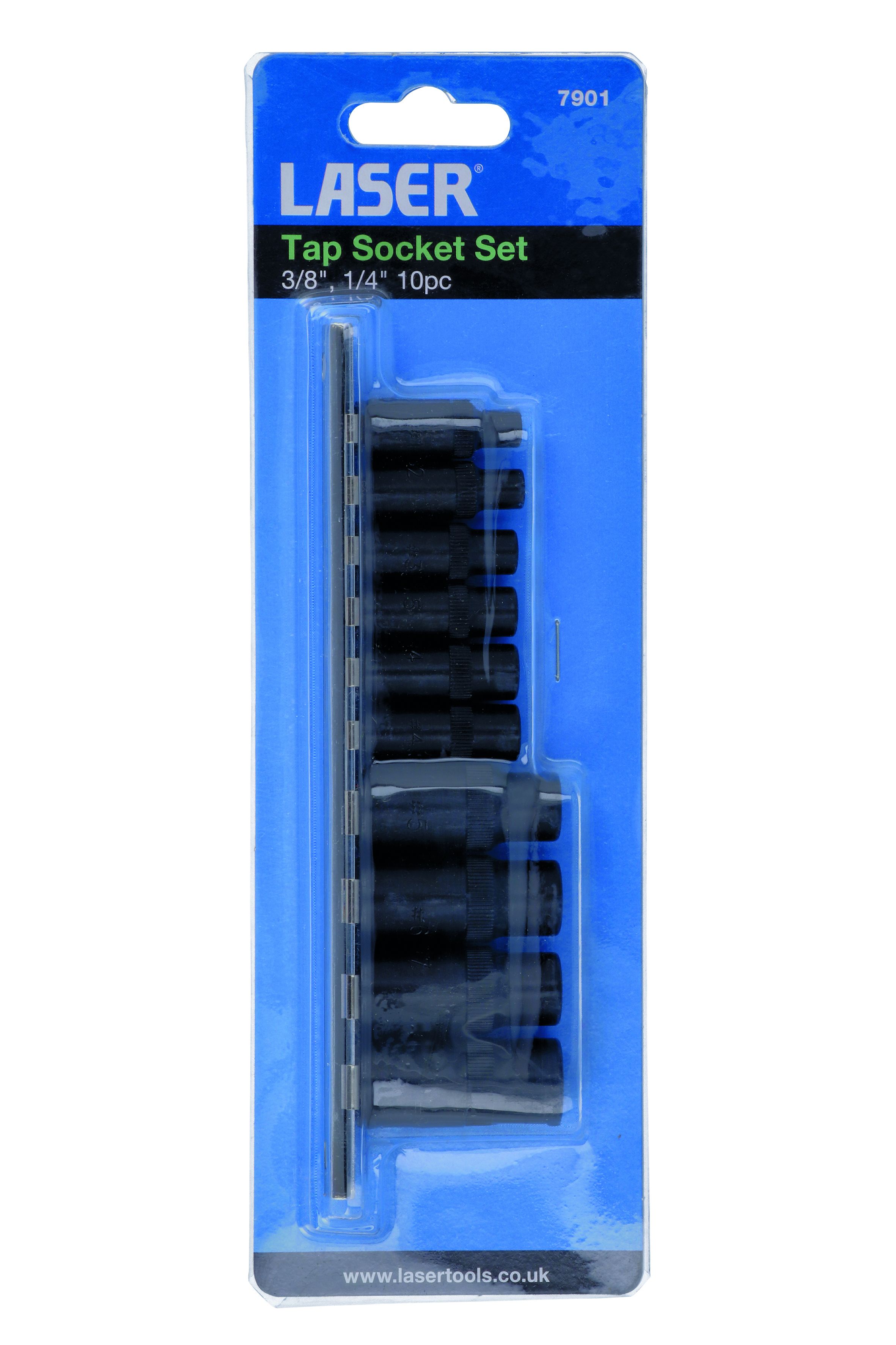 Laser Tools 7901 Tap Socket Set 10pc for 3/8" & 1/4" D Ratchets eBay