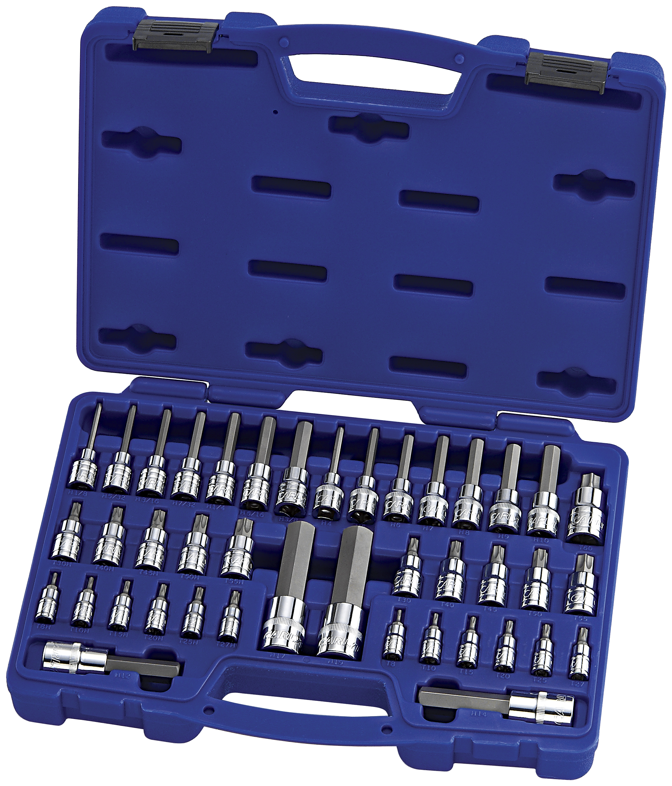 Carlyle Tools by NAPA BSTH41 41 Pc Master Star / Hex Bit Socket Set eBay