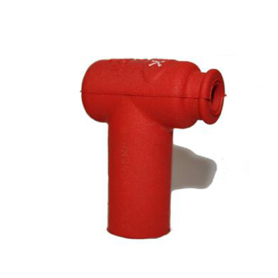 8160 4x RESISTORE NGK SPARK PLUG CAP LB05EMH ROSSO