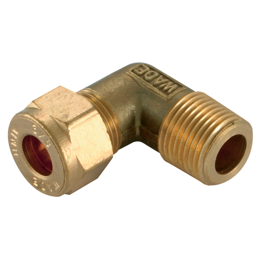 WADE BRASS COMPRESSION FITTINGS - 1/4