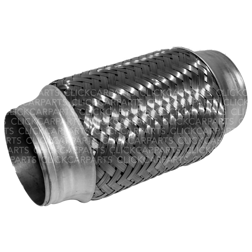 1x Weld On Exhaust Flexi Tube Joint Repair Pipe 57 x 155 mm / 2.25" x 6