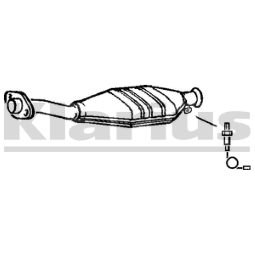 OE Quality Klarius Replacement Cat Catalytic Converter Exhaust Type Approved
