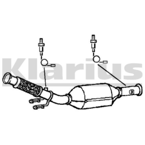 OE Quality Klarius Replacement Cat Catalytic Converter Exhaust Type Approved