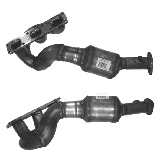 BMW 520 E39 Catalytic Converter Exhaust Inc Fitting Kit 91341H 2.2 9/