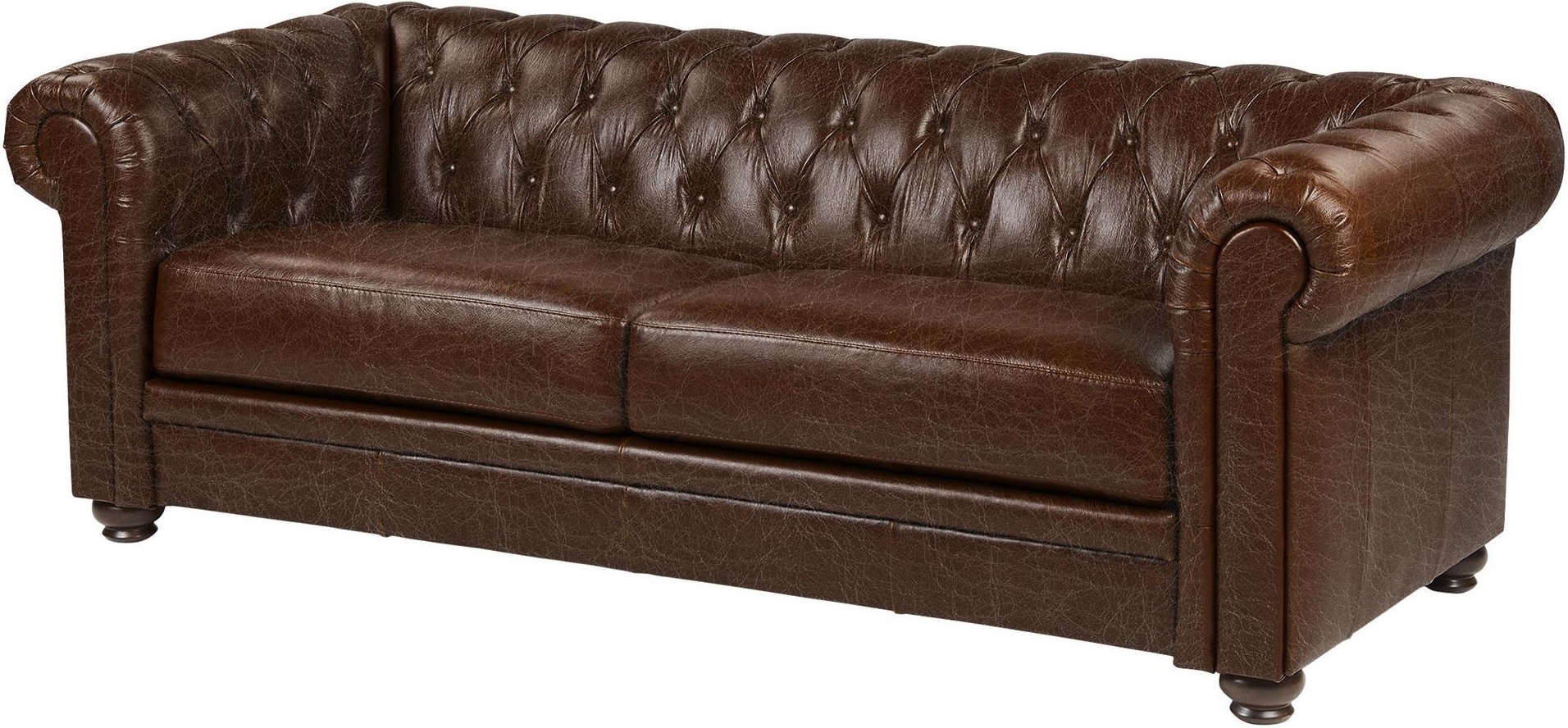 NEW Mortimer Large 3 Seater Real Leather Chesterfield Sofa NEW Mortimer Large 3 Seater Real Leather Chesterfield Sofa