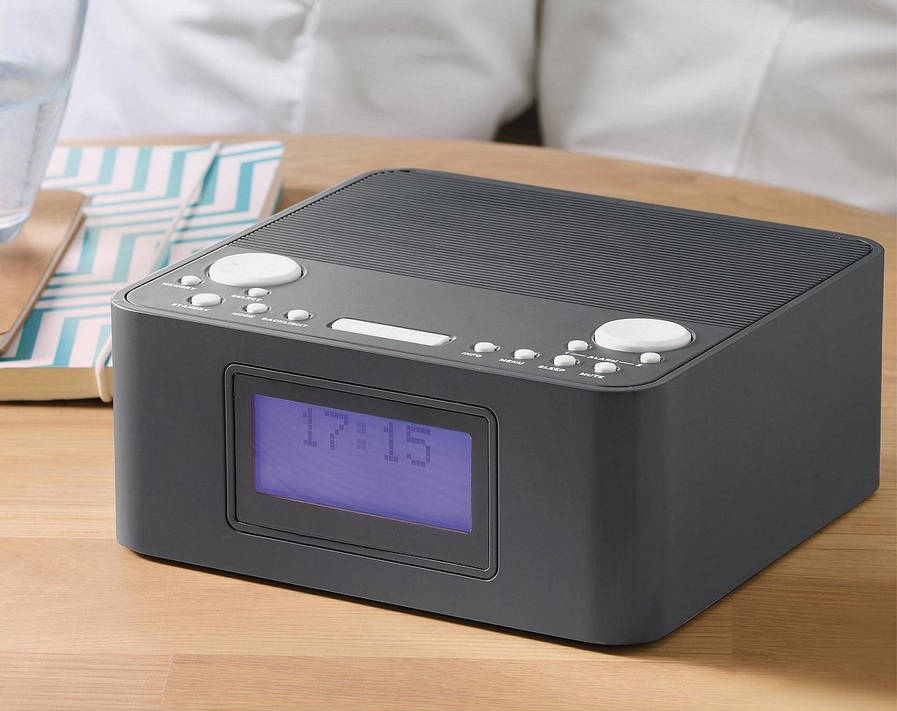 Tesco DCR1701 DAB Clock Radio Dark Grey A 5057008998797 eBay