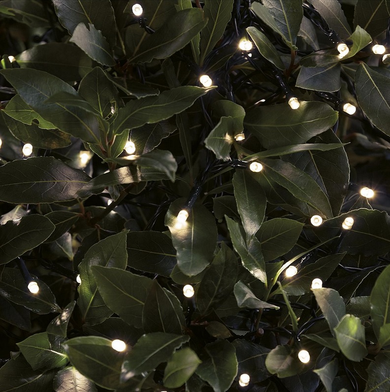 New Tesco 100 Led Warm White Solar Fairy Lights 11 9m Cable Grade Of