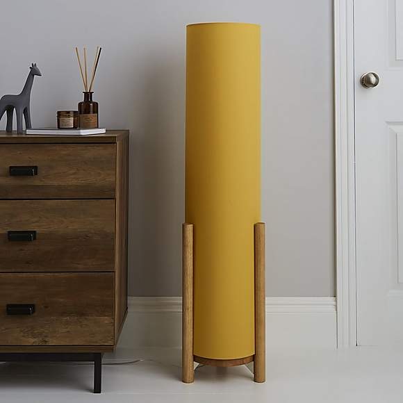 ochre standard lamp