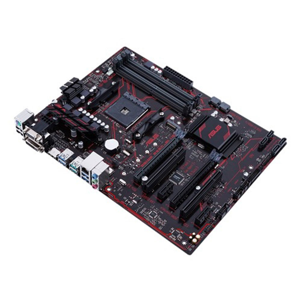 ASUS PRIME B350PLUS ATX Motherboard, Socket AM4, AMD B350, USB 3.1, 4