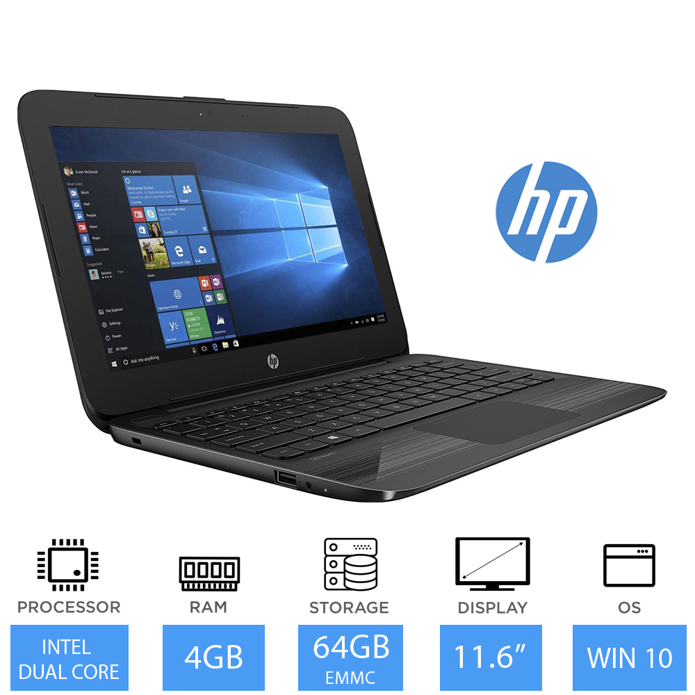HP Stream Pro 11 G3 11.6" Light Weight Laptop Intel Dual Core N3060 4GB ...