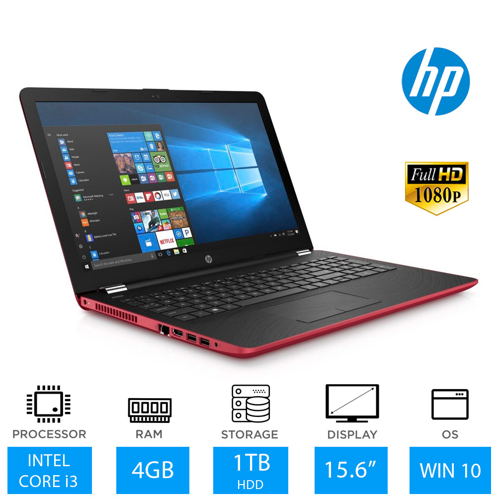 HP 15bs560sa 15.6" Cheap Laptop Intel Core i37100U, 4GB RAM, 1TB HDD, Win 10 192018086357 eBay
