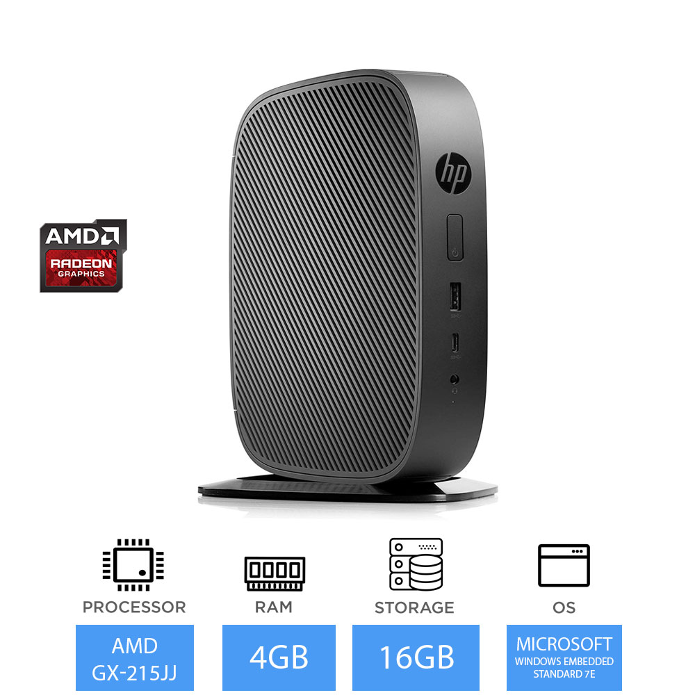 HP Thin Client t530 Best Tower Desktop PC AMD GX215JJ 2GHz 4GB RAM