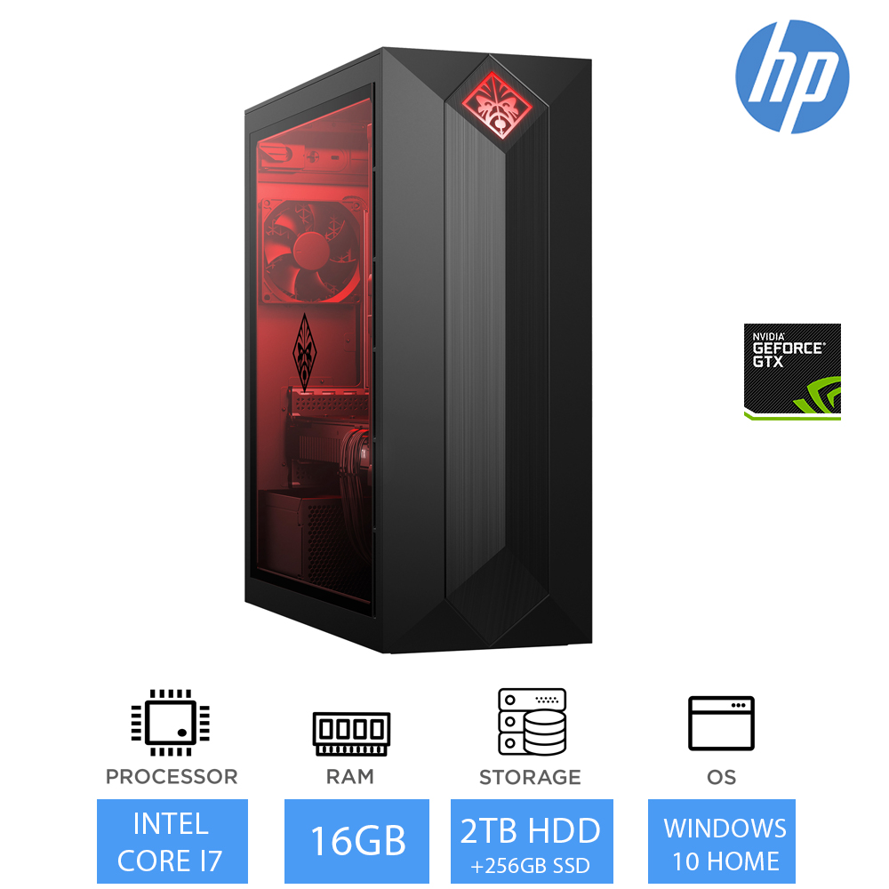 HP Omen 8750056na Gaming Tower Desktop PC Core i79700f, 16gb, 2tb