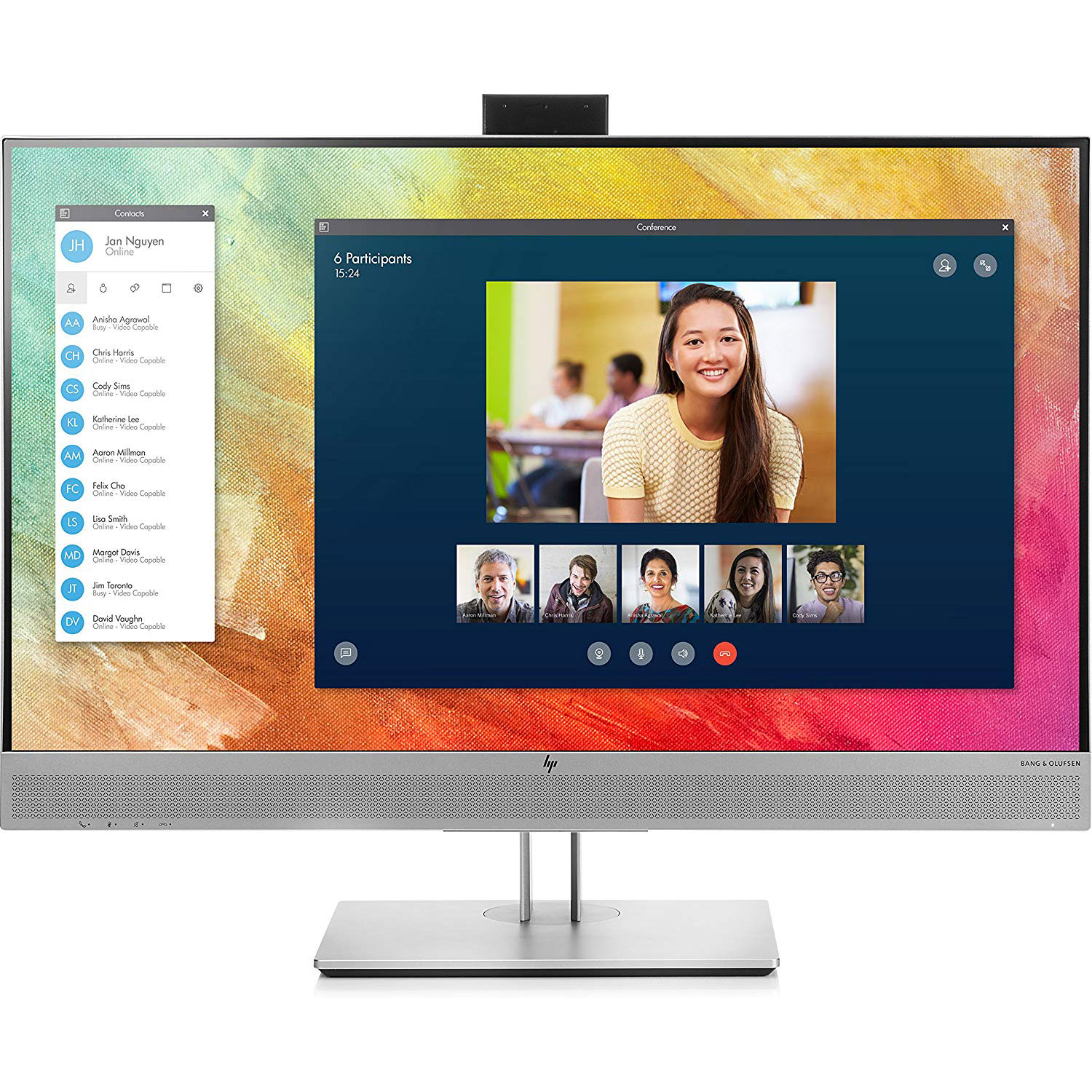 HP EliteDisplay E273m 27" Full HD IPS LED Monitor, Integrated Webcam & Speakers eBay