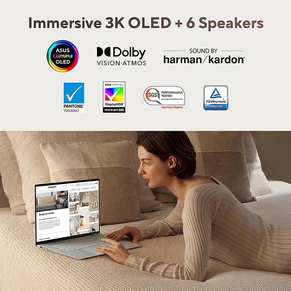 ASUS Zenbook S 16 Laptop Ryzen AI 9 HX 370 32GB 1TB SSD 16