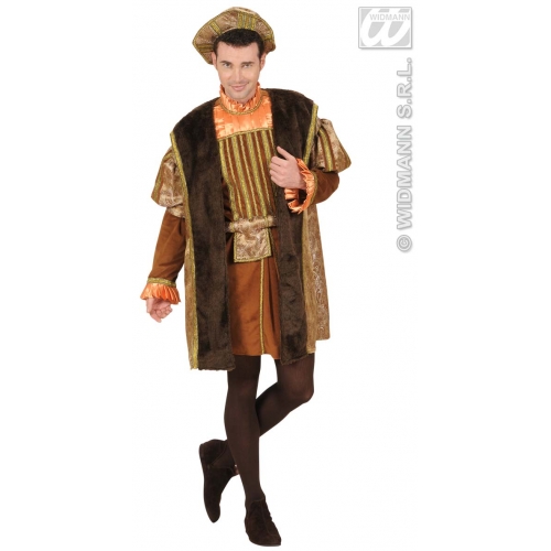 Mens Tudor Man Costume Outfit for Middle Ages Fancy Dress | eBay