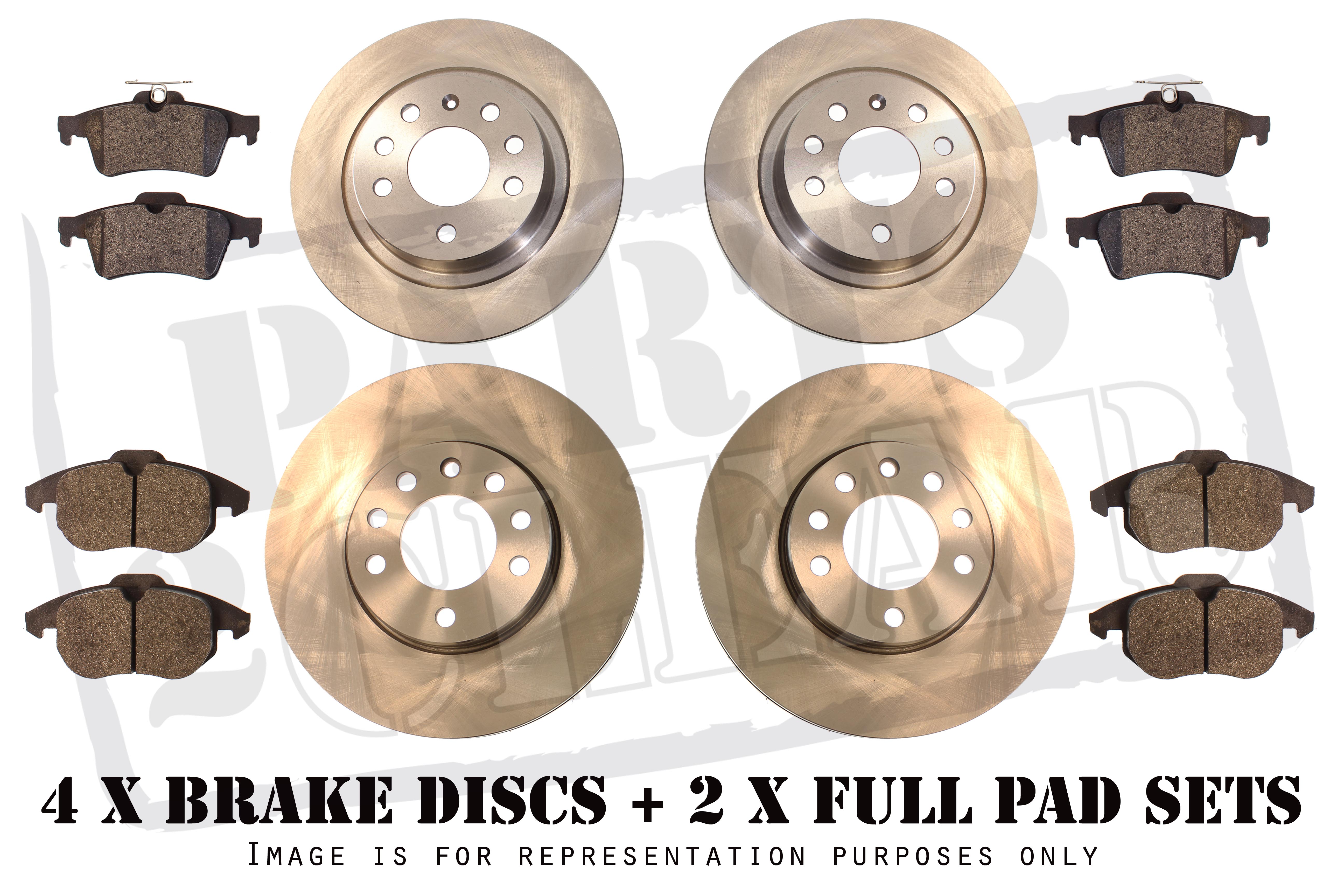 brake discs and pads set