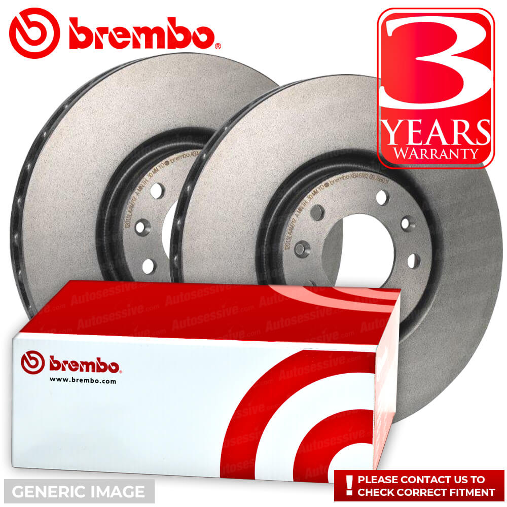 Brembo Perforated / Vented Front Brake Disc Set Porsche