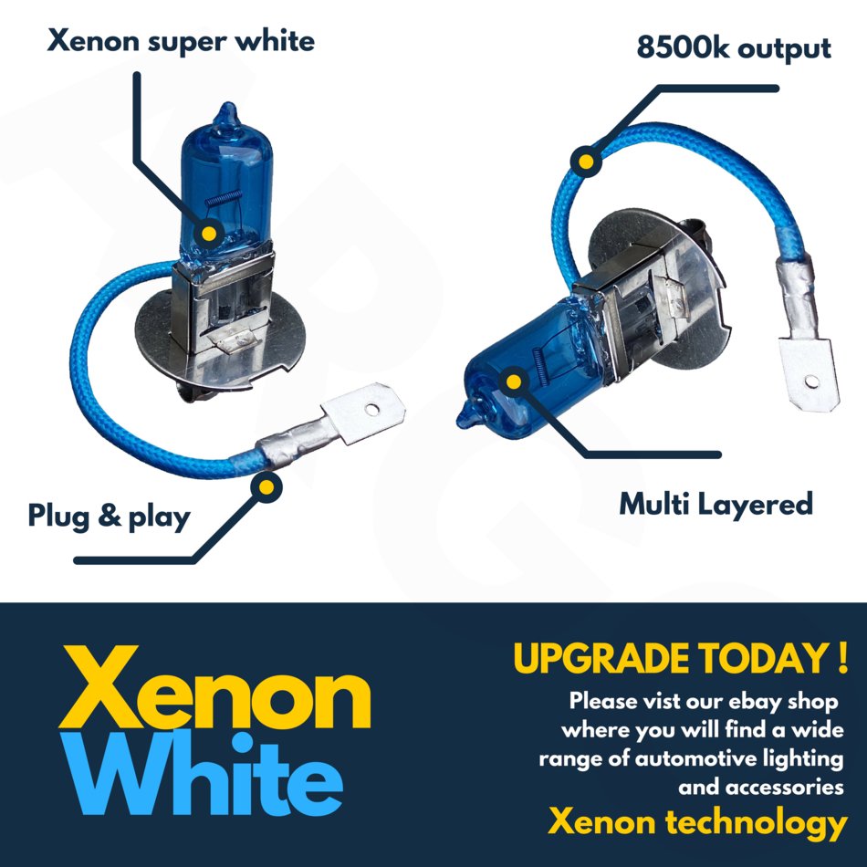Opel Mokka 55w Super White Xenon HID Front Fog Light Bulbs Pair