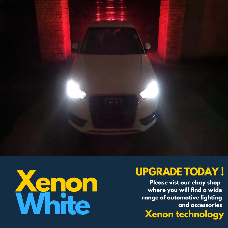 Ford Fiesta MK6 100w Super White Xenon High/Low/Canbus LED Side Headlight Bulbs