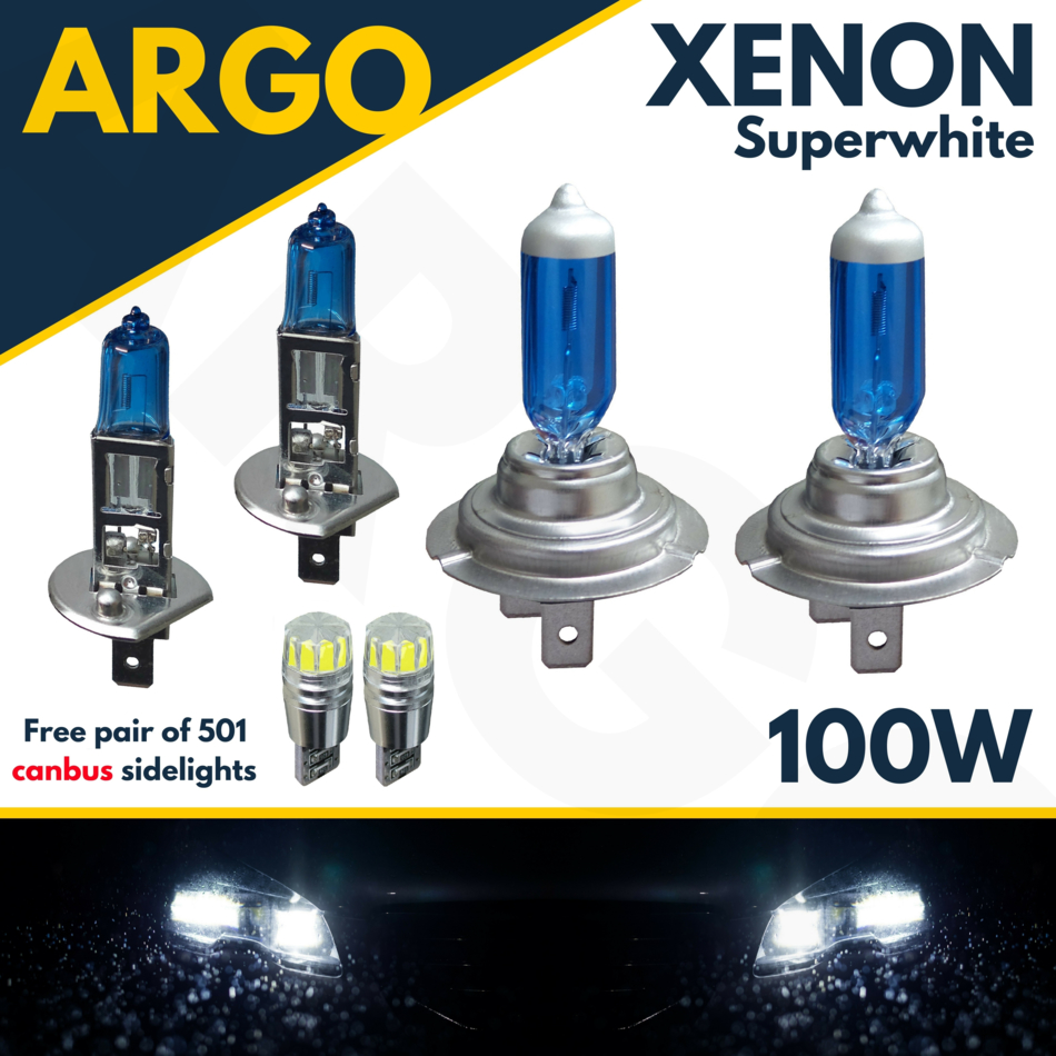 Pair of Headlamp Headlight Bulbs Full or Dipped Beam H7 499 477 12v 55w VW