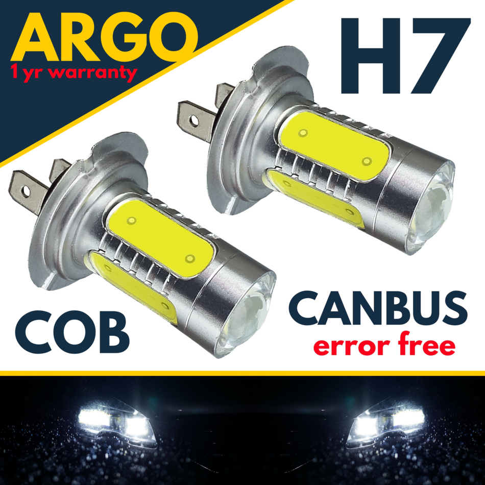 2x H7 477 499 PX26d 100W Xenon Super White 5500K 12V Light Bulb Lamp High Beam A