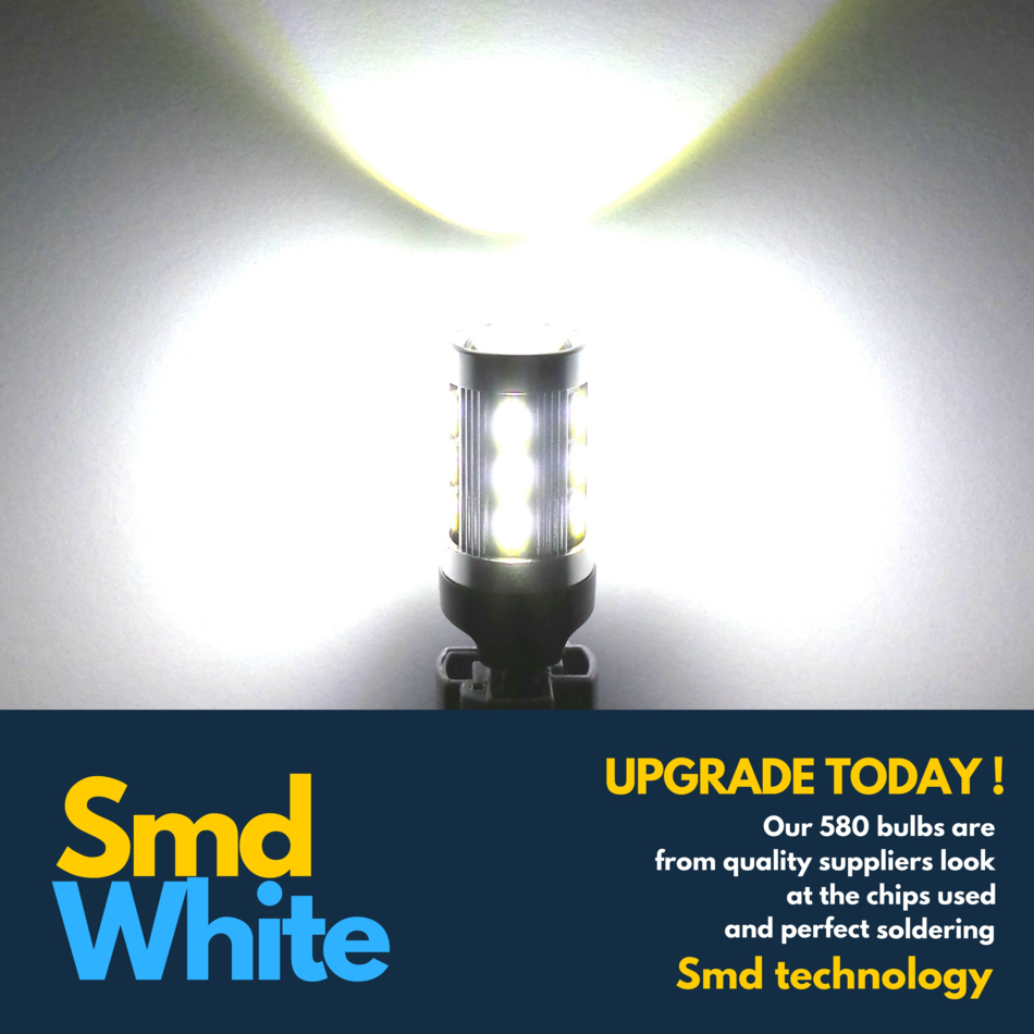 Fiat 500 Daytime Running Lights Bulbs DRL 2007On Abarth Led White Bulb