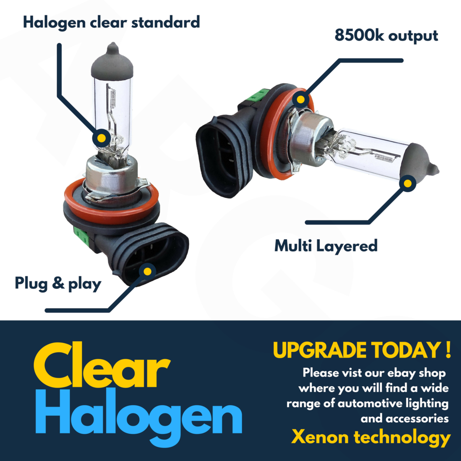 Vauxhall Corsa MK3//D 100w Clear Xenon HID Low//Side Headlight Headlamp Bulbs Set