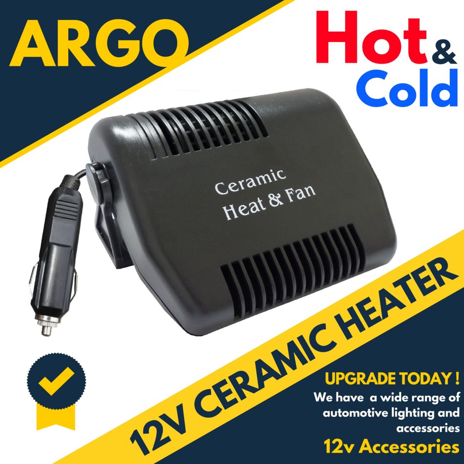 120w 12v Ceramic Car Heater 2in1 Hot & Cool Fan Van eBay