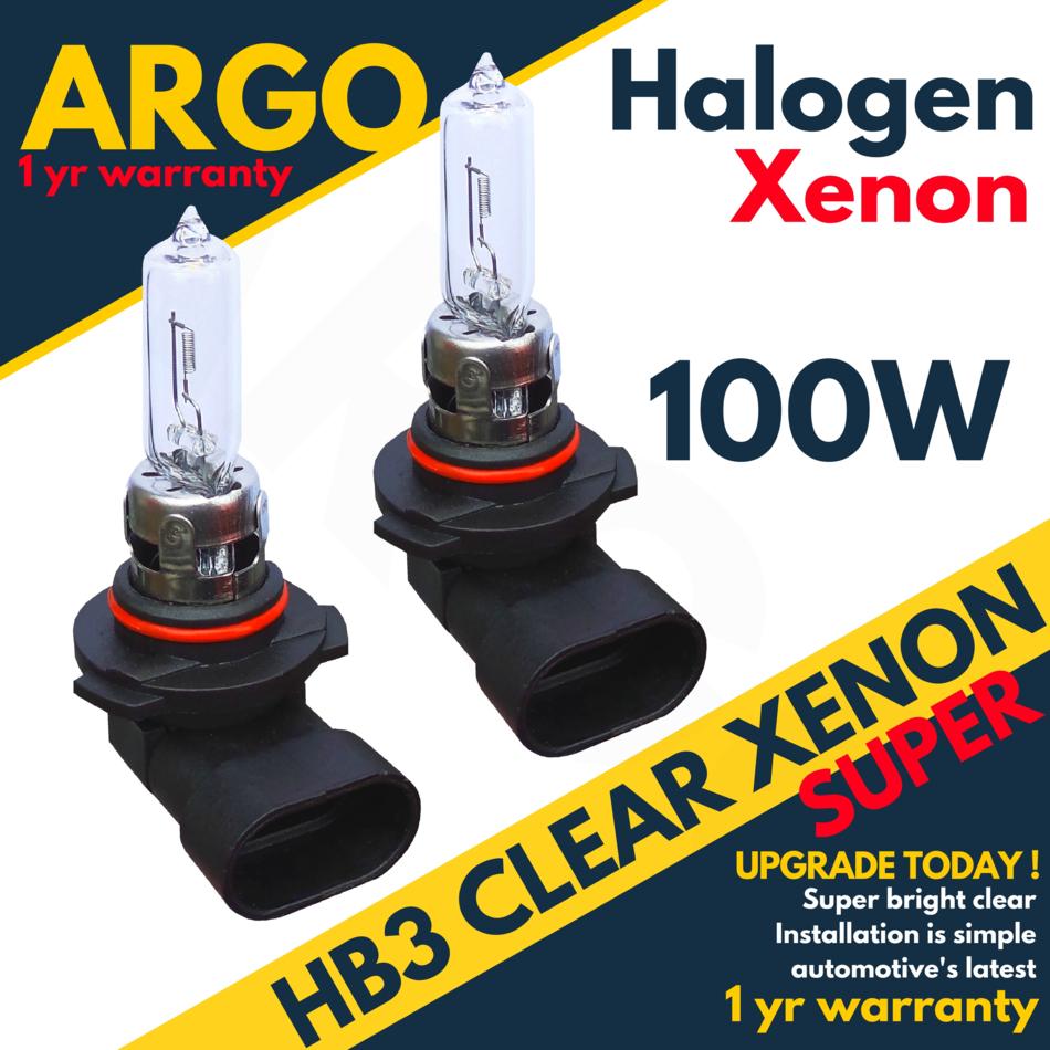 Mitsubishi Outlander MK2 HB3 100w Clear Xenon High Main Beam Headlight Bulbs