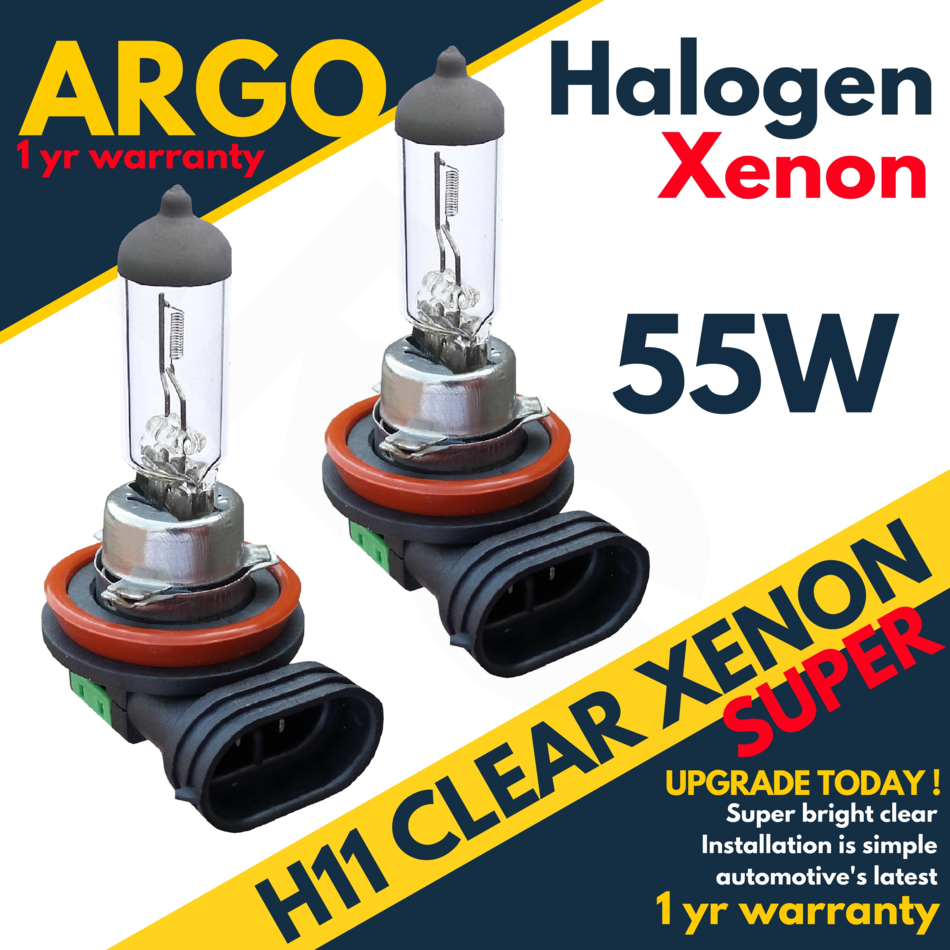 H11 55w Halógeno Claro 711 Xenon Faro Delantero Antiniebla DRL Bombillas Hid 12v