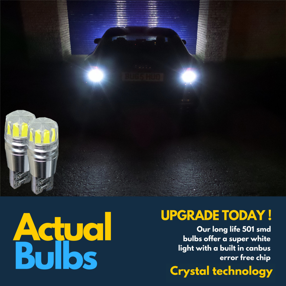 Ford Fiesta MK7 Side Light Bulbs Led Xenon White Sidelight Bulbs Upgrade Mk 7 eBay