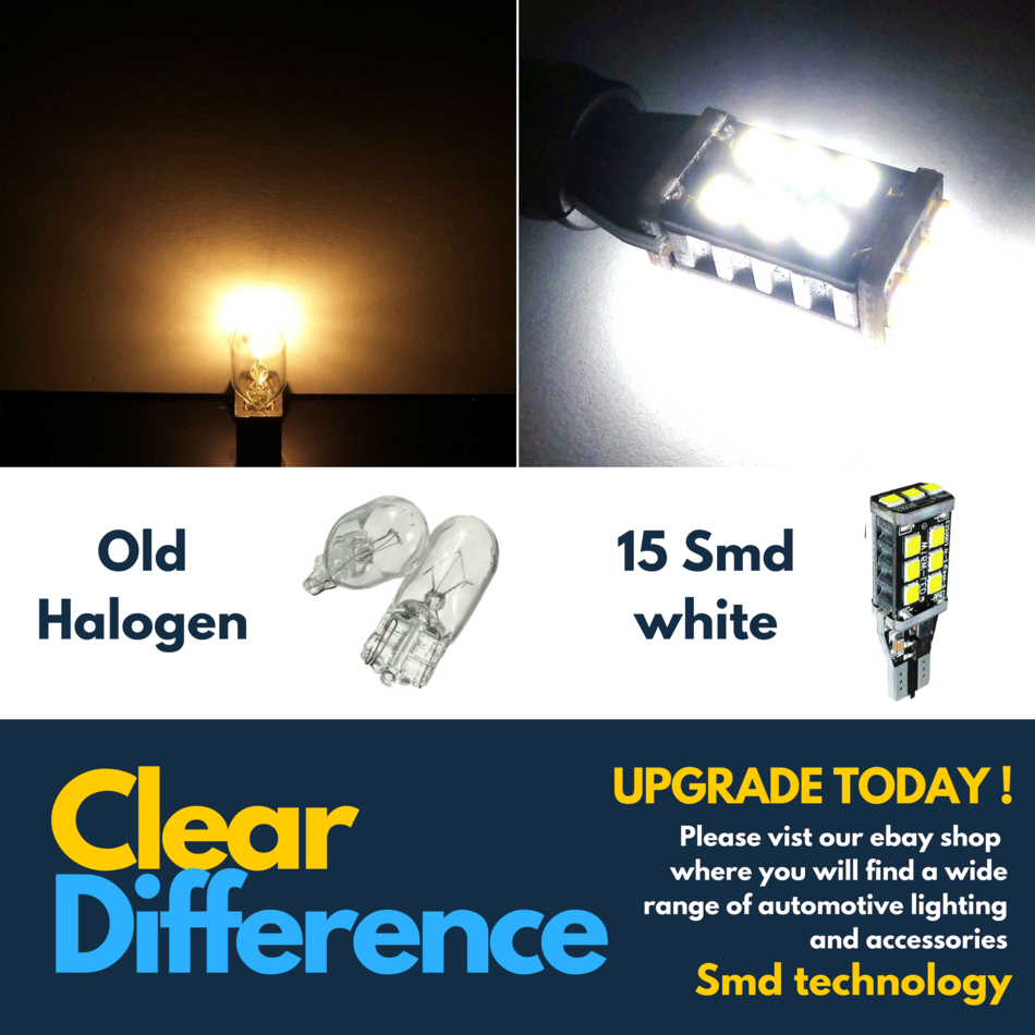 Ford Focus MK3 Reverse Led White 20112018 Light Super Bright Bulbs 12v