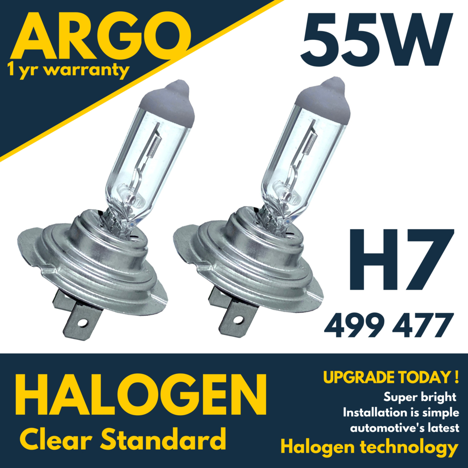 Opel Corsa D H7 501 55w Clear Xenon HID Low//Side Headlight Headlamp Bulbs Set