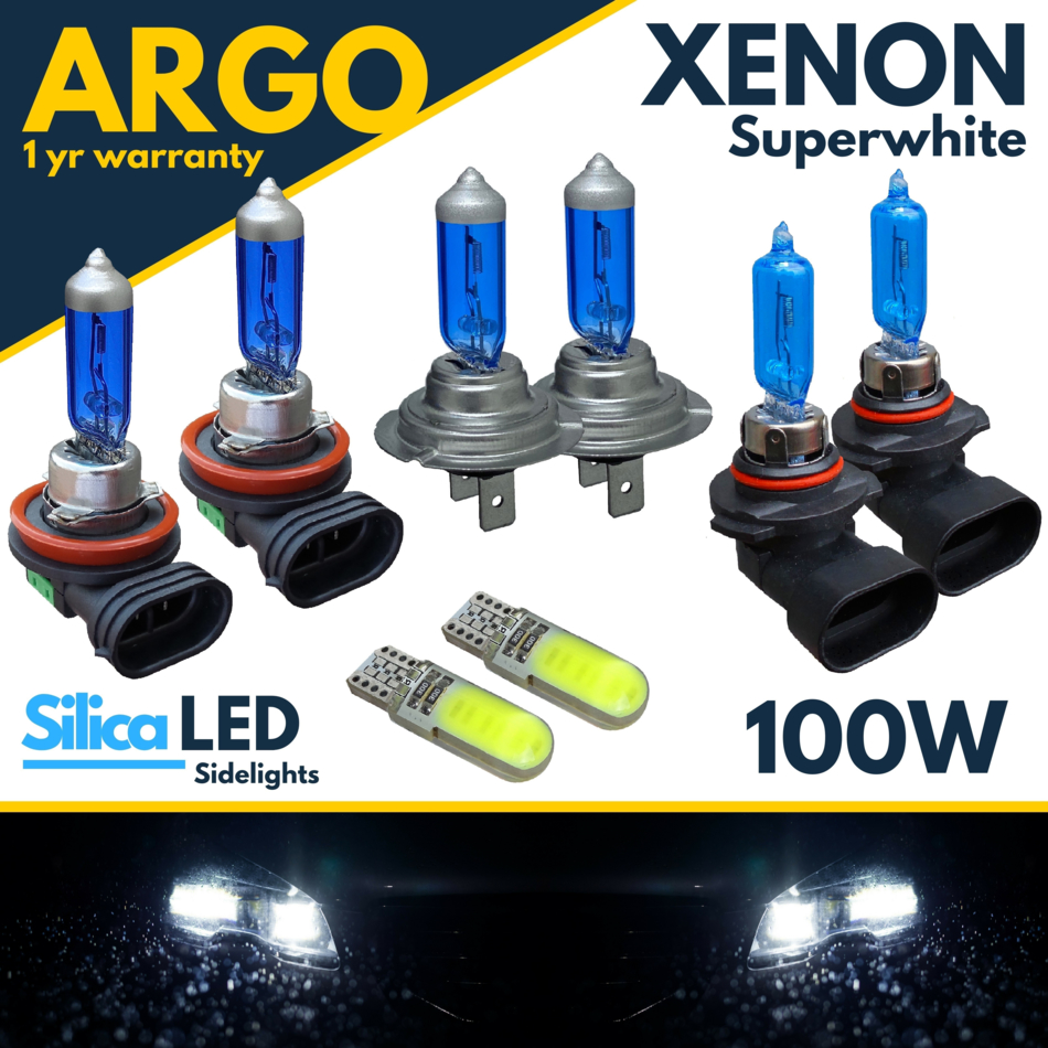 For Volvo C30 20062012 Low High Beam Xenon H7 HB3 Headlight Bulbs Set