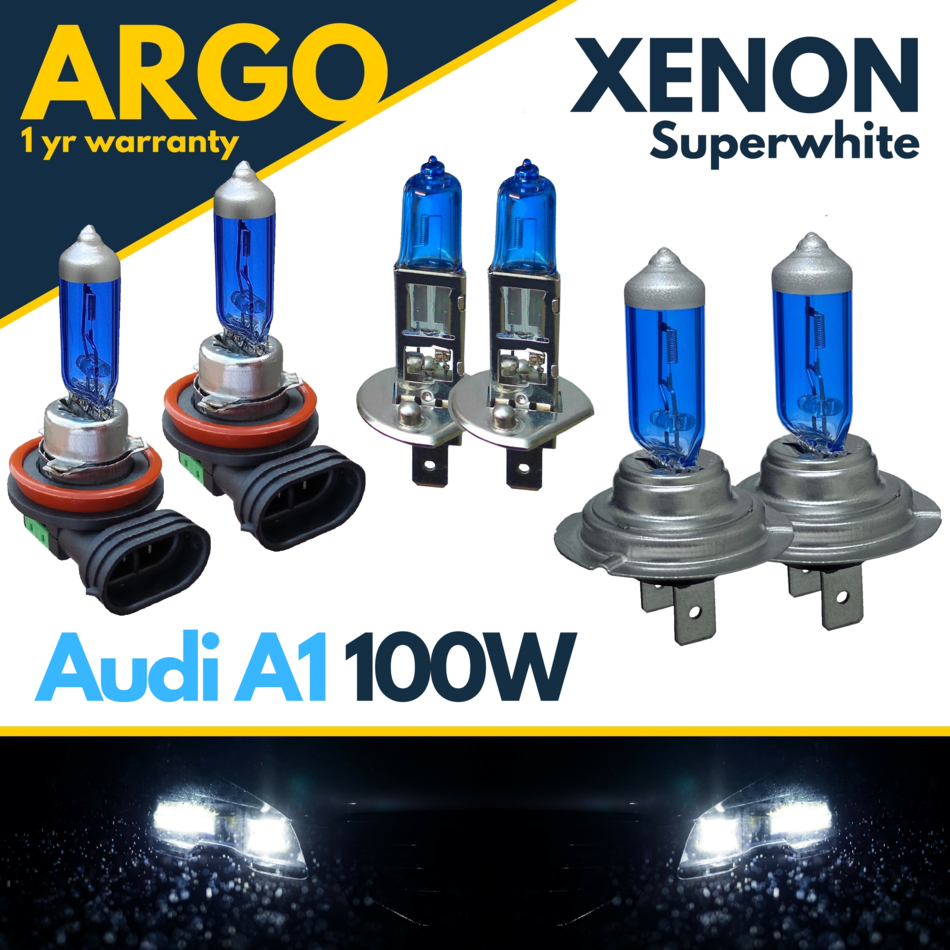 Fits Audi A1 Headlight Bulbs 20102014 Fog Light 100w Led White Xenon Foglight eBay