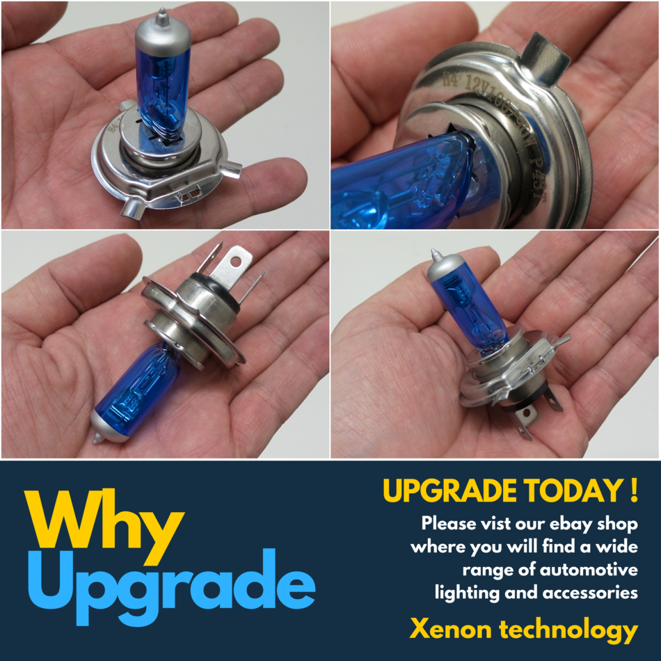 For Ford Transit MK7 100w Ice Blue Xenon High/Low Led Side Light