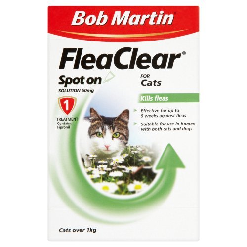 Bob Martin Flea Clear Spot On Flea Treatment for Cats & Dogs FleaClear ...