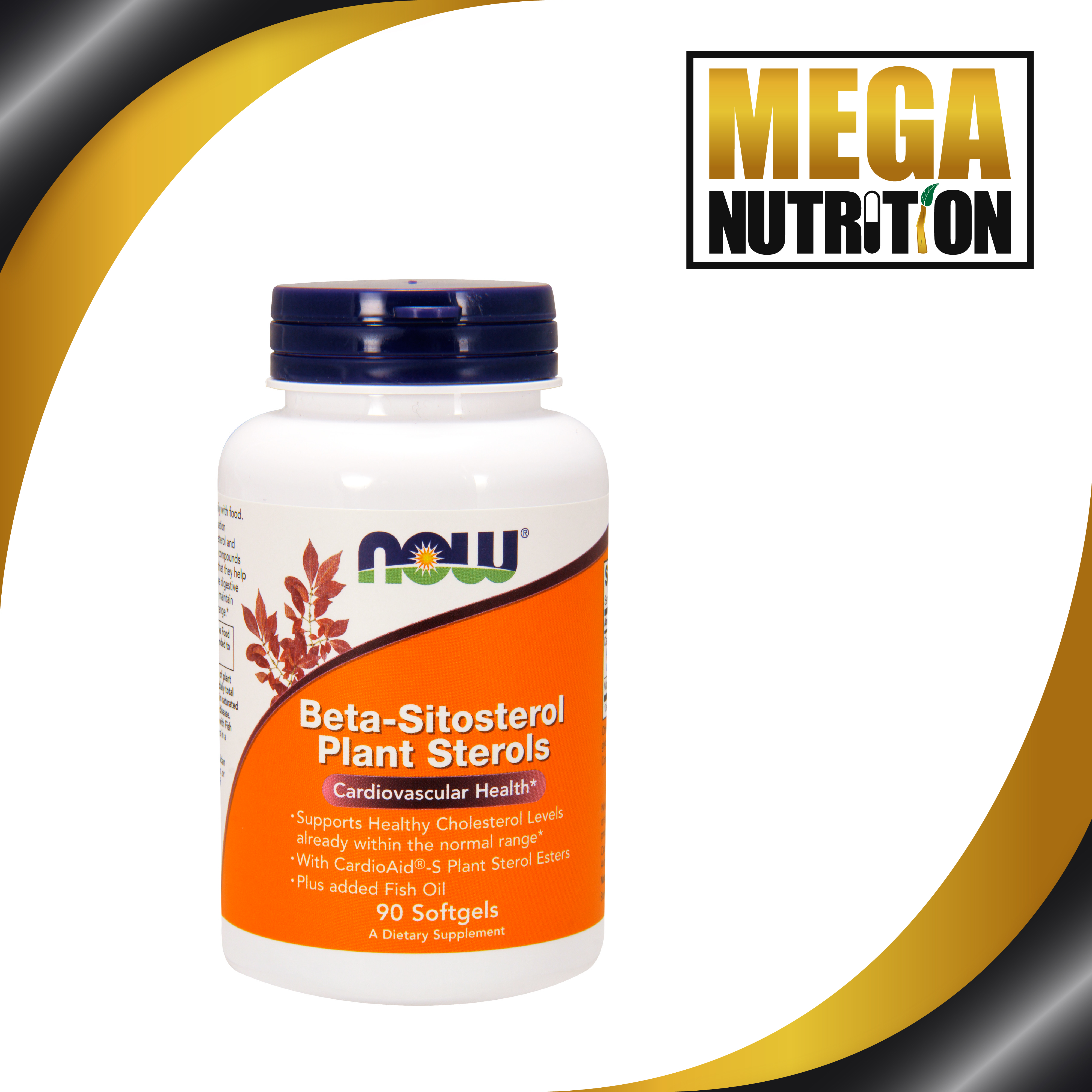 NOW Foods Beta-Sitosterol Plant Sterols 90 Softgels Cardiovascular ...