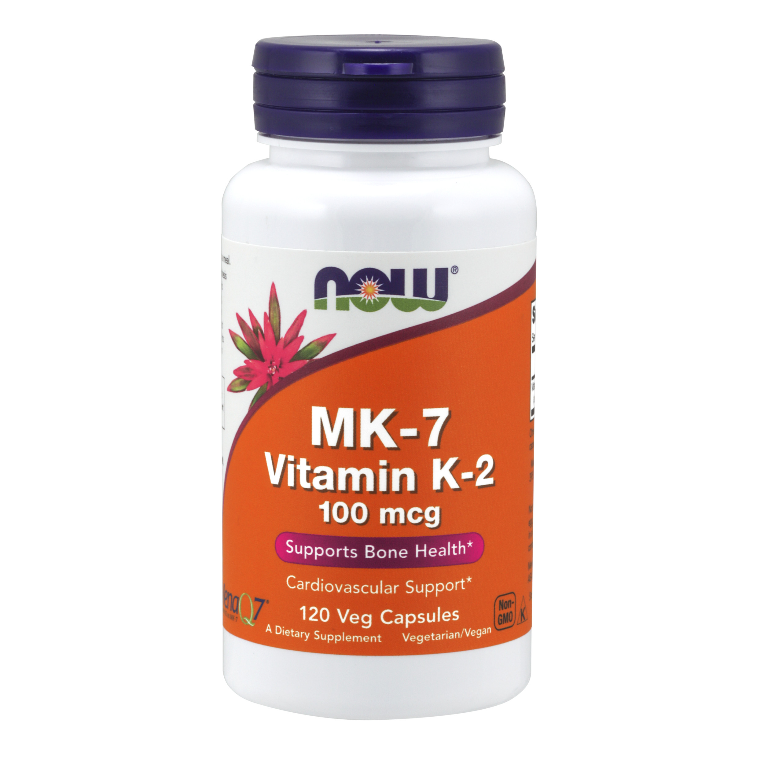 NOW Foods MK7 Vitamin K2 100mcg 120 Veg Capsules Immune Bone